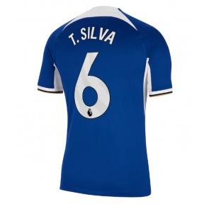 Chelsea Thiago Silva #6 Domaci Dres 2023-24 Kratak Rukavima